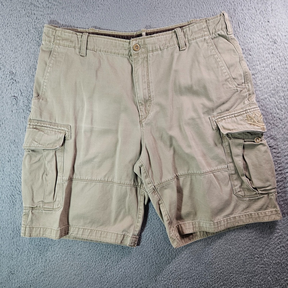Timberland‎ Cargo Shorts Men 38 Khaki Cotton Y2K Baggy